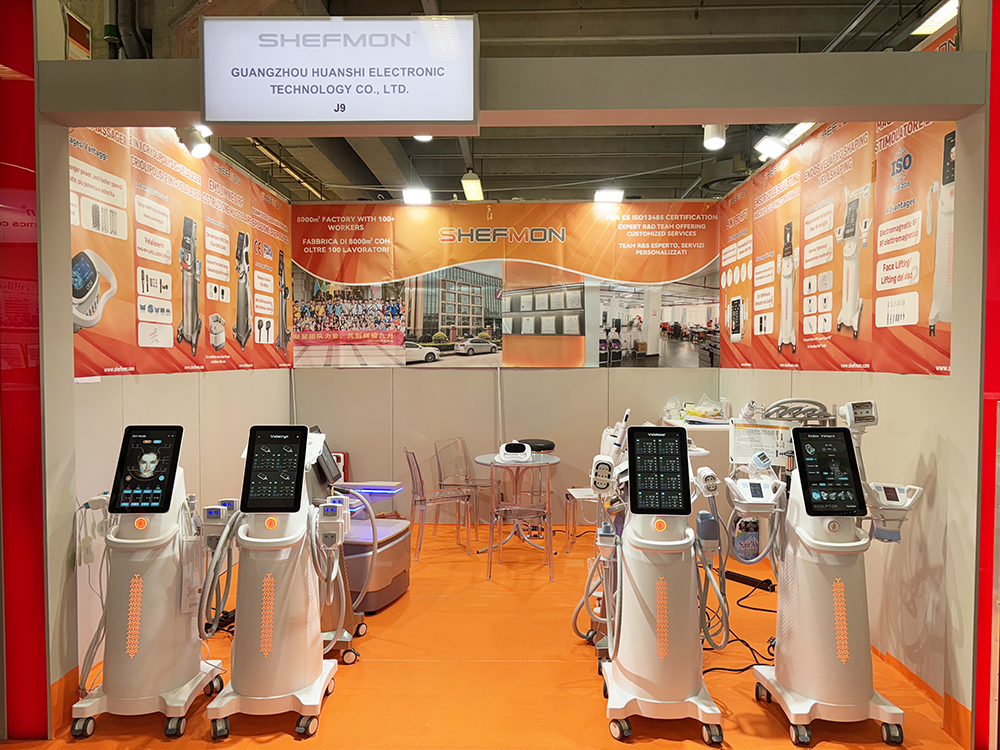 シェフモンビューティー機器は、イタリアのコスモプロフビューティーエキスポを製造しています